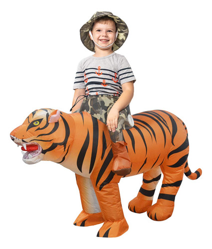 Disfraz De Tigre Inflable Goosh Para Niños Disfraces De Hall