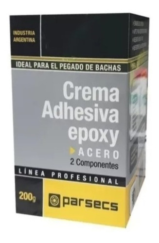 Crema Adhesiva Parsecs Acero 200 Grs Piletas Tanques