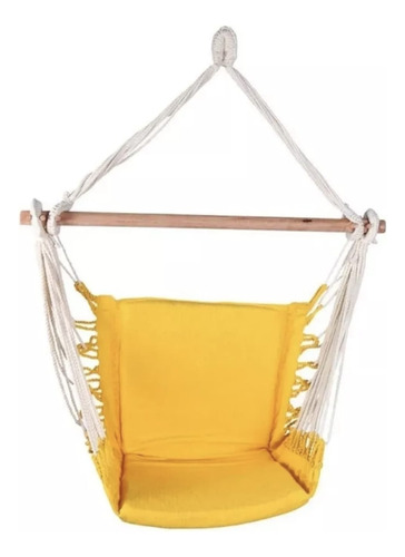 Silla Colgante Amarillo Lisa