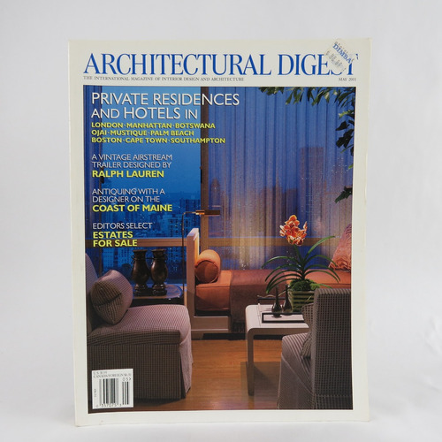 R225 Architectural Digest -- May 2001  / Private Residences