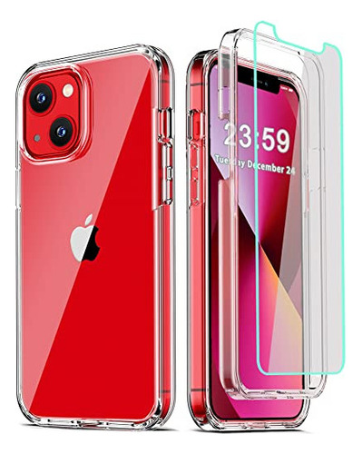 Capa De Silicone Transparente Para iPhone 13 Mini 5,4 Polega