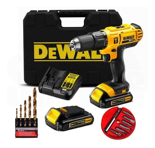 Furadeira Parafusadeira Imp 20v Bateria Biv Dewalt Dcd776