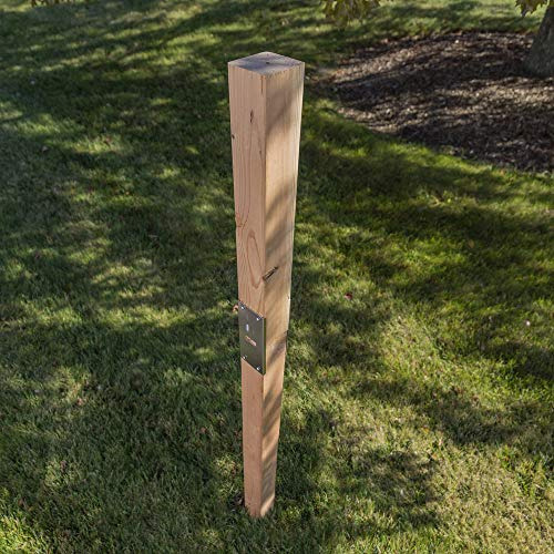 Soporte De Kingsley Park Mail Post Extender, Plateado
