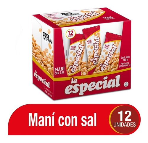 Maní La Especial Sal X 12 Unidades X 4 - Kg