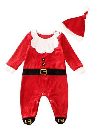 D Traje De Papá Noel For Bebé, Ropa For Recién Nacido,