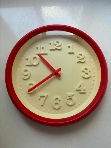 Reloj De Pared Alparamis, Cocina, Rojo. Decoración.