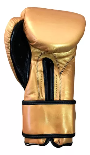 Guantes Box Cleto Reyes Broche De Contacto Dorado 16 Oz