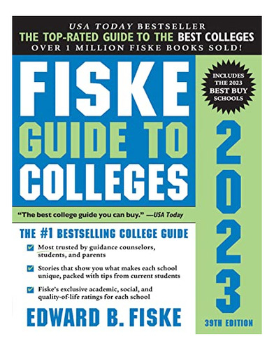 Book : Fiske Guide To Colleges 2023 - Fiske, Edward