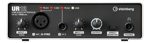 Interface De Audio Steinberg Yamaha Ur12 Placa De Audio