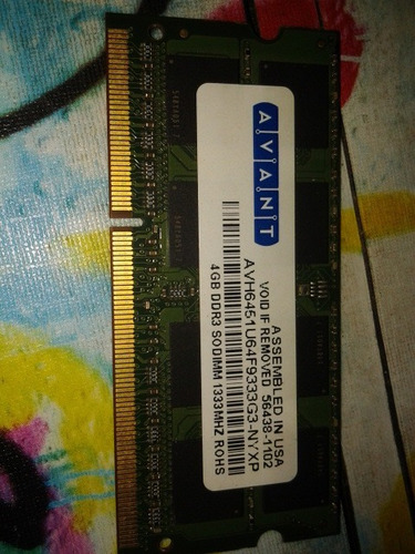 Memorias 512 Mb, 1 Gb, 2 Gb, Gb  Para Laptop Varias Marcas