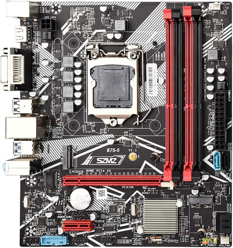 B75 Placa Base Lga 1155 Compatible Con 4 * Ddr3 Usb3.0