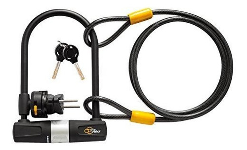 Bicicleta U Lock Con Cable - A Traves De Velo Heavy Bicicle