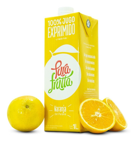Jugo Pura Frutta 100% Exprimido Naranja 1 L
