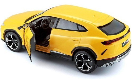 Miniatura Carro Lamborghini Urus - Amarela - 1:18 - Burago
