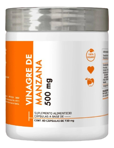 Vitamin Boutique Vinagre De Manzana 540 Mg 60 Caps Sfn