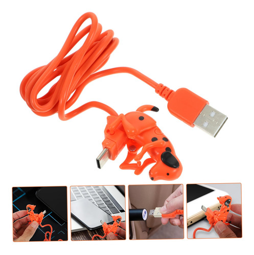 Cable De Datos Para Perros Rebeldes Cargador Portatil