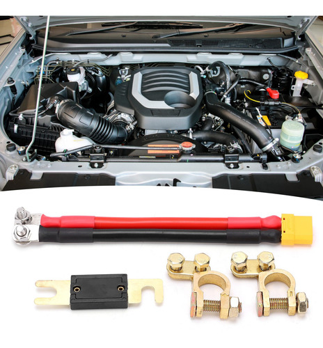 Kit De Conexión De Batería De Coche Con Cable De Extensión X