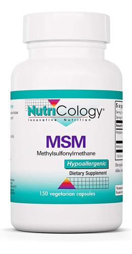 Nutricology Msm 500 Mg - Metilsulfonilmetano, Salud De Las .