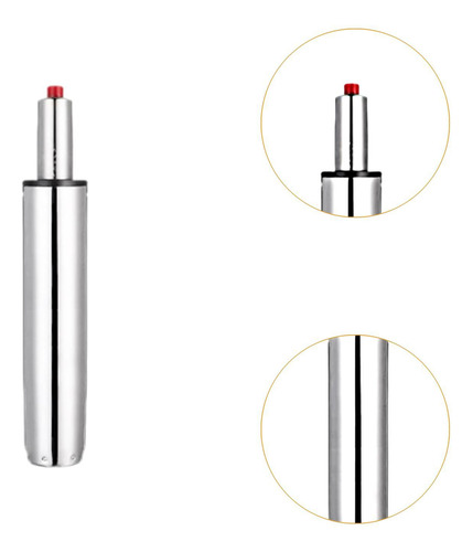 Accesorios Para Cilindros De Sillas De Oficina 24 Cm Plata