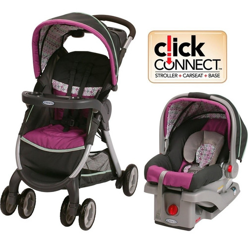 Carriola Con Portabebé Graco Fast Action Travel System Nyssa