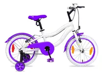 Comprar Bicicletas Baccio Mystic Rodado 16 Niña Blanco\u002Fvioleta Fama