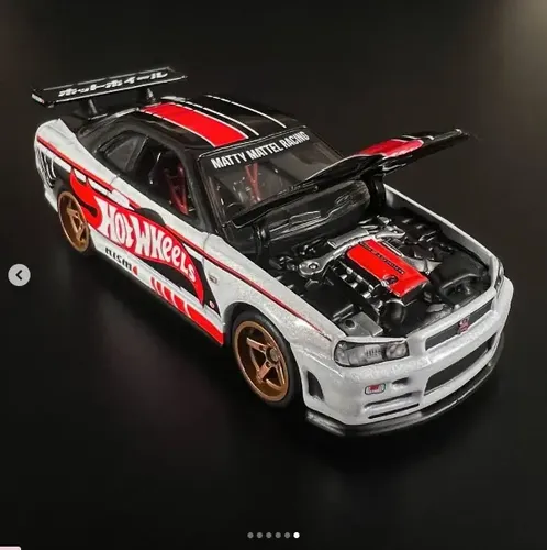 ミニカー Hot Wheels Convention Car SKYLINE GT-R Hot Wheels Nissan Skyline Gt-r R34 Exclusivo Convenção Japão