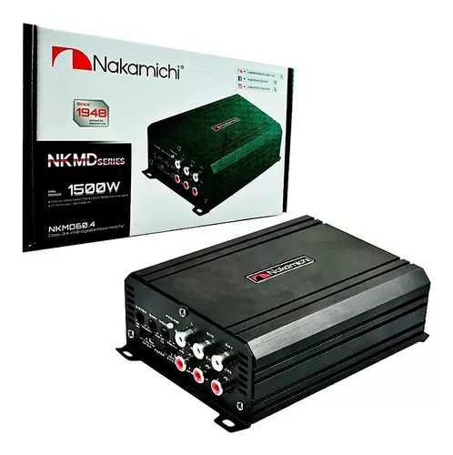 Amplificador Mini Clase D 4 Canales 1500w Nakamichi Nkmd60.4