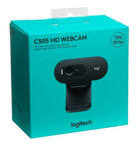 Camara Con Microfono Logitech C505 Hd 720p
