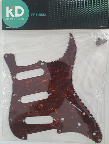 Pickguard Kd Stratocaster Sss 3 Capas Carey Con Tornillos