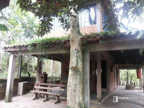 Chácara Com 6 Dormitórios, 1079 M² - Venda Por R$ 650.000,00 Ou Aluguel Por R$ 4.500,00/mês - Chácaras Lydia - Embu Das Artes/sp - Ch0021