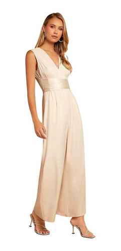 Entero Jumpsuit Mono Fiesta Crema El 102