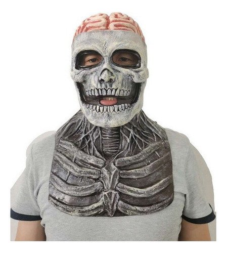 Capacete Engraçado Máscara De Caveira De Halloween