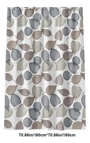Cortina De Ducha Estampada A Prueba De Cortinas De Ducha Par