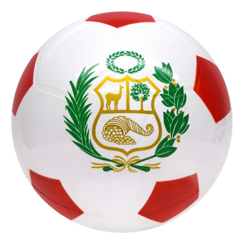 Pelota De Fútbol Semideportiva Viniball Perú Escudo Talla 5