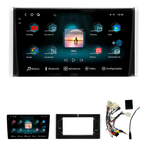 Multimídia Aikon Fóton G3 Rav4 2019 Acima 12+256gb 2k 10p