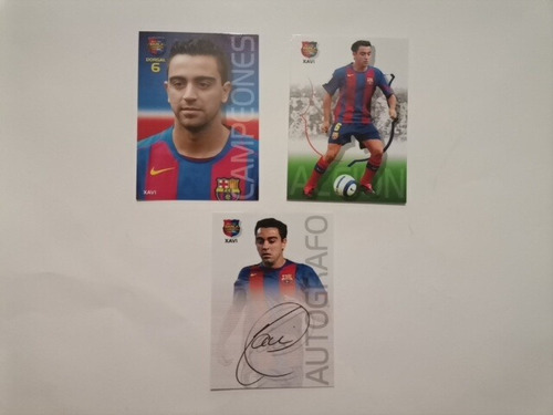 Tarjetas Megacracks Xavi Lote De 3