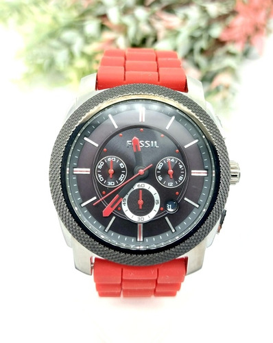 Relógio Fossil Masculino Ffs4598z Vermelho