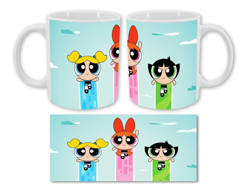 Mug Pocillo Taza Chicas Superpoderosas Personalizada