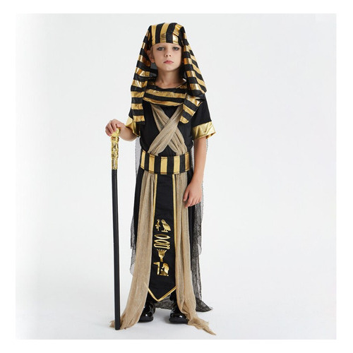 Disfraz De Faraón Egipcio Del Antiguo Egipto Para Niño Y Niñ