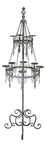 Design Toscano Malbark Castle Candelabro De Piso Gótico De 6