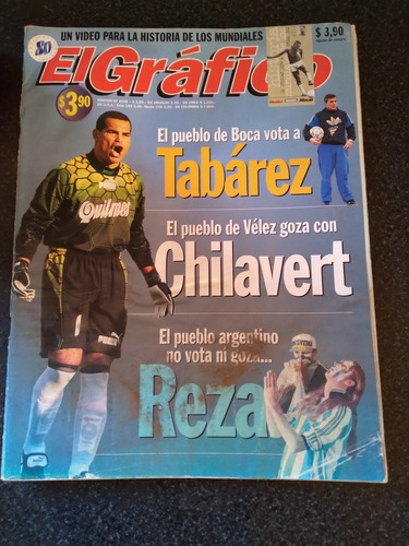 Revista El Gráfico Goycochea Bastituta 21 4 1998 N4098