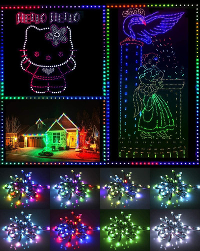 Ws2811 Pixeles Digital Dirccionable Led Cadena Luces Imperme