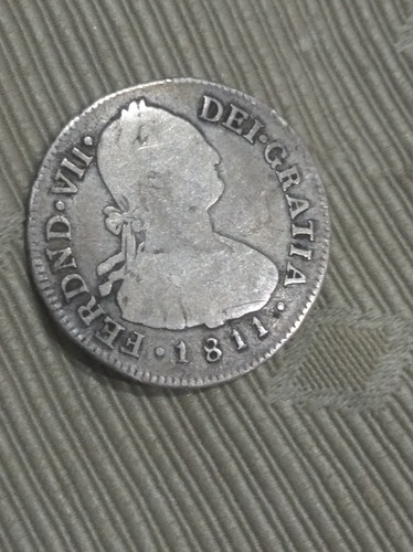 Imagen 3 de 4 de Moneda 2 Reales Caracas 1819
