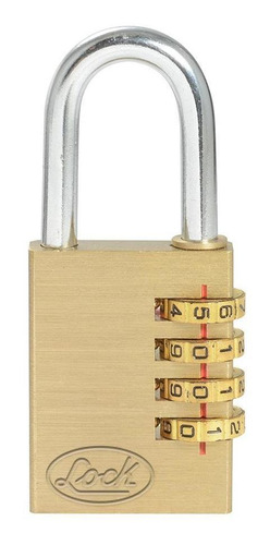 Candado Comb Program Lat 40mm Lock 12ca