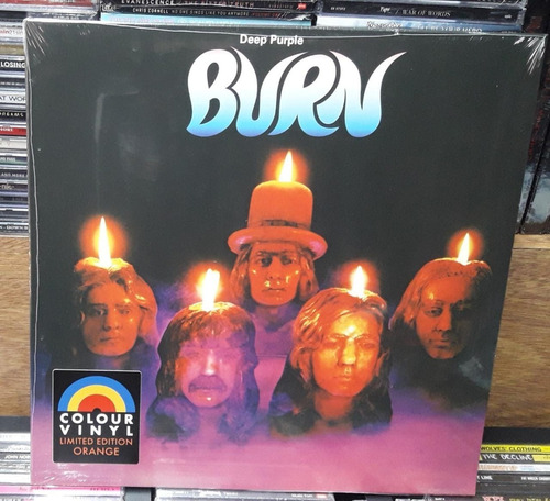 Deep Purple - Burn - Color Vinyl Limited Edition Orange !!!