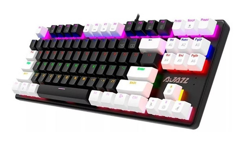 Imagen 1 de 3 de Teclado Mecánico Retroiluminado Switch Black Robocop 87k
