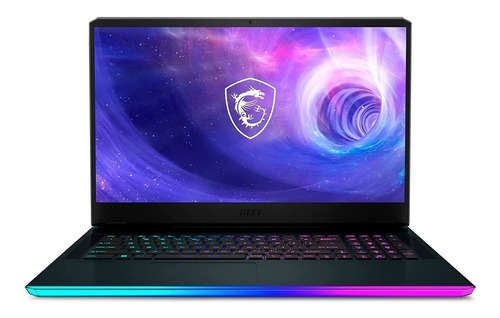 Laptop  gamer  MSI Raider GE76 azul titanio 17.3", Intel Core i9 11980HK  64GB de RAM 2TB SSD, NVIDIA GeForce RTX 3080 360 Hz 1920x1080px Windows 10 Home