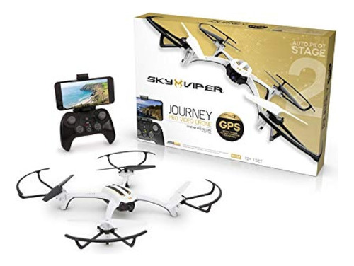Sky Viper Journey Gps Drone Blanco/negro