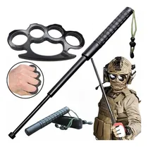 Comprar Bastón Retráctil 66 Cm Defensa Personal Con Funda Acero Inox