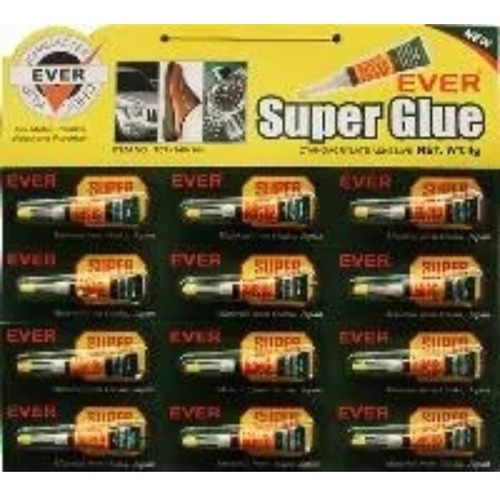 Pega Tipo Loka Super Glue (se Vende El Paquete De 8 Blister)